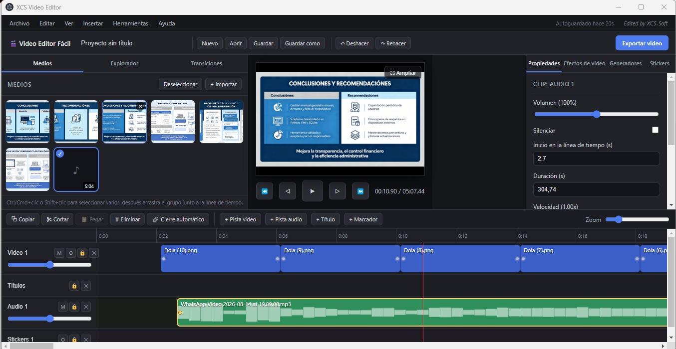 Editor de video